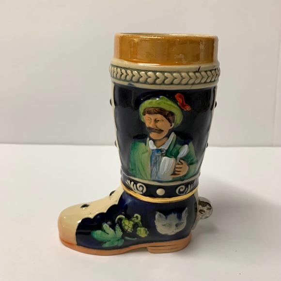 Goebel Boot Beer Stein Style Vintage Vase Decorative - Picture 2 of 9